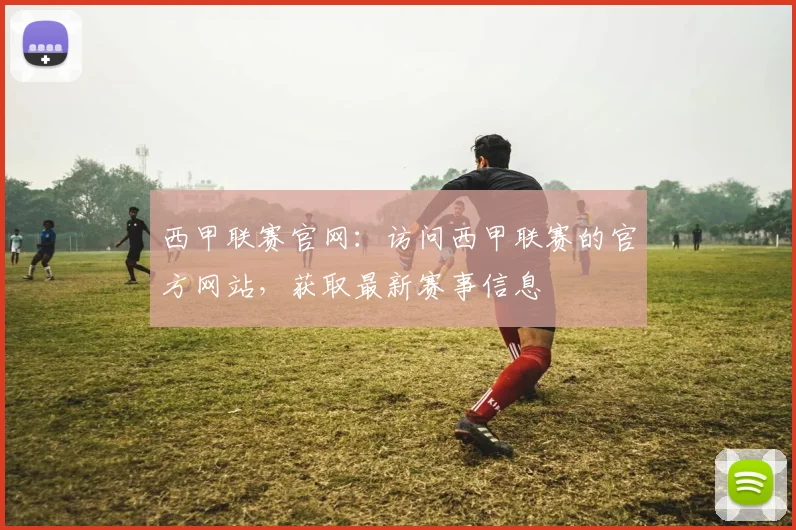 西甲联赛官网：访问西甲联赛的官方网站，获取最新赛事信息